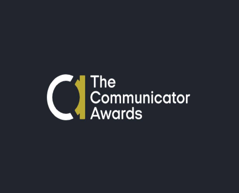 The Communicator Awards Logo with Black Background